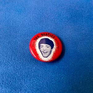 Original 1964 Beatles Paul McCartney 7/8" Pin Button